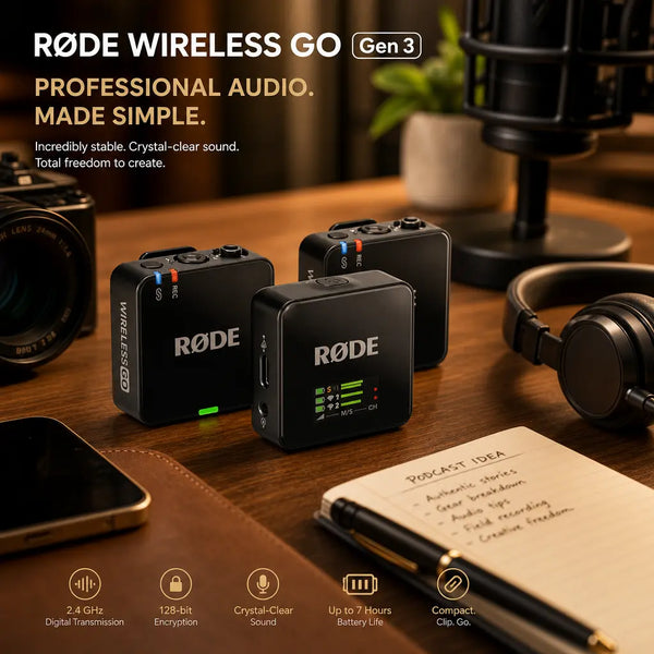 RODE Wireless GO III Microphone System