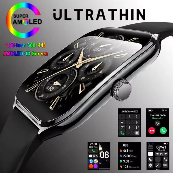 Ultra-Thin Smartwatch with AMOLED & BT Calling
