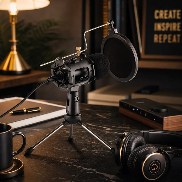 Video Microphone Kit with Desk Stand