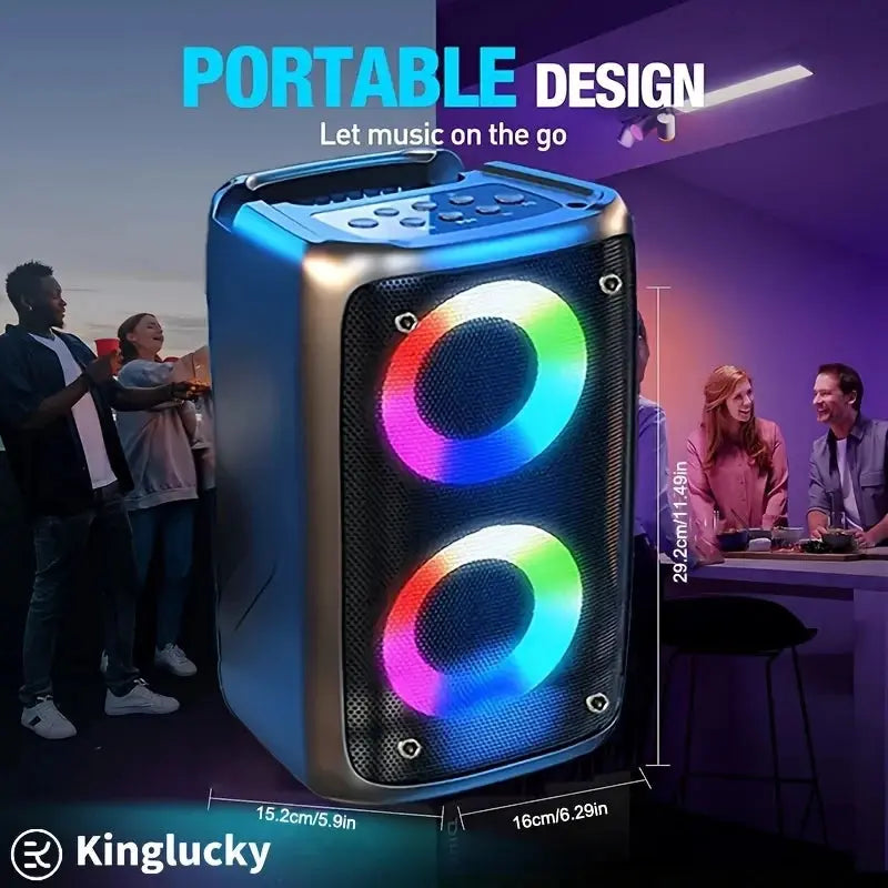 Wireless Party Speaker with Subwoofer