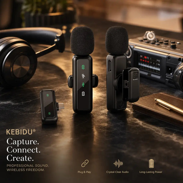 Clip-On Wireless Lavalier Microphone