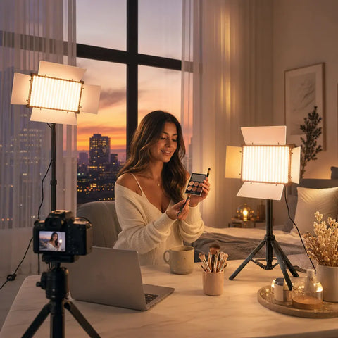 Photo Light Kit with 9" Fill Light