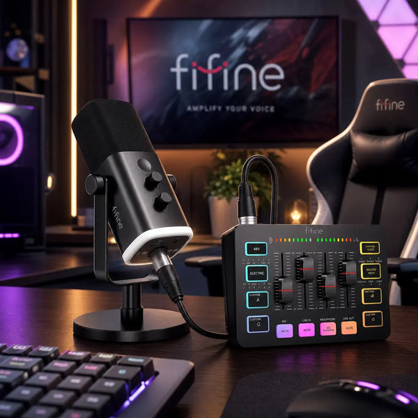Набор для падкастынгу FIFINE Ampligame KS5