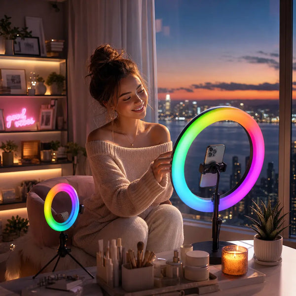 RGB Selfie Ring Light 26cm