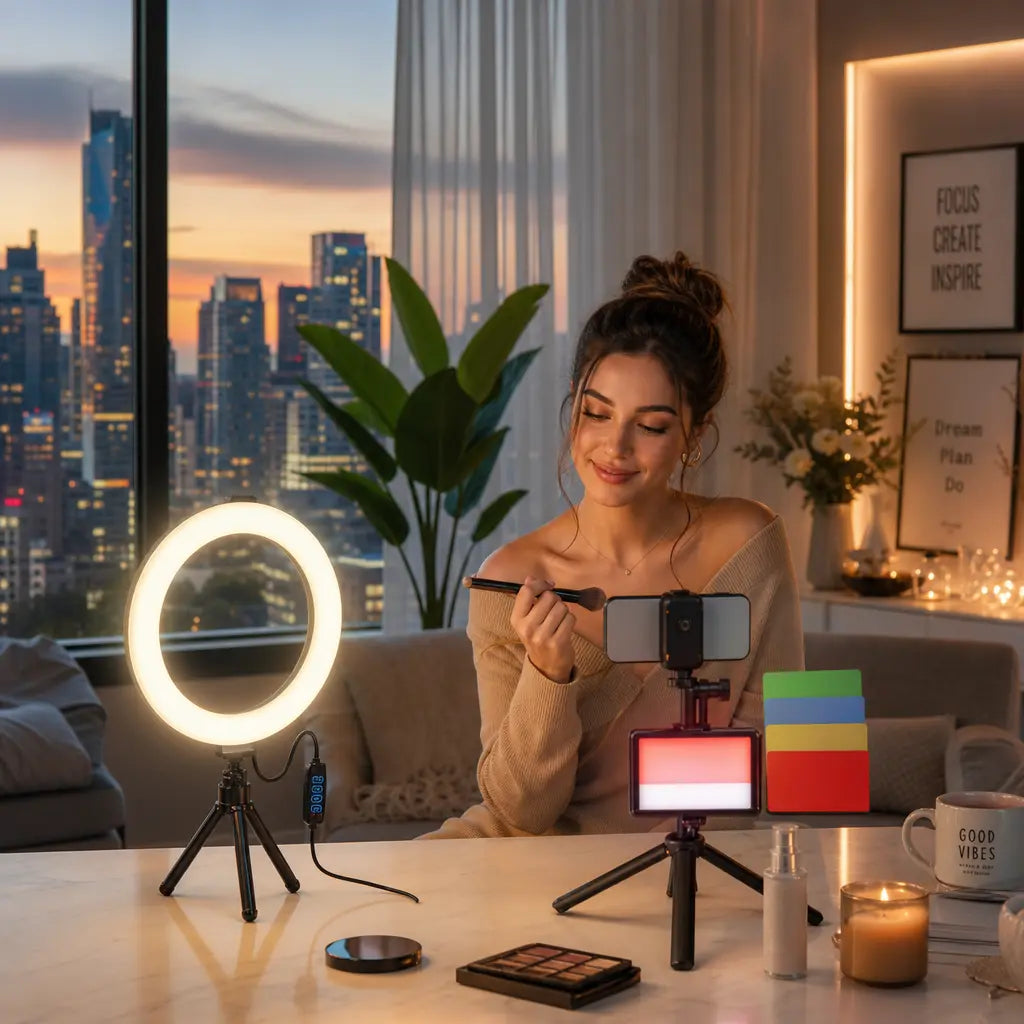 Mini LED Selfie Ring Light 6"
